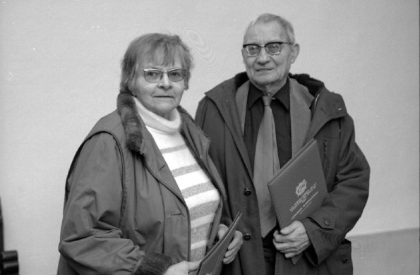 Roswitha y Kurt Reichenberger en Pamplona, año 1992